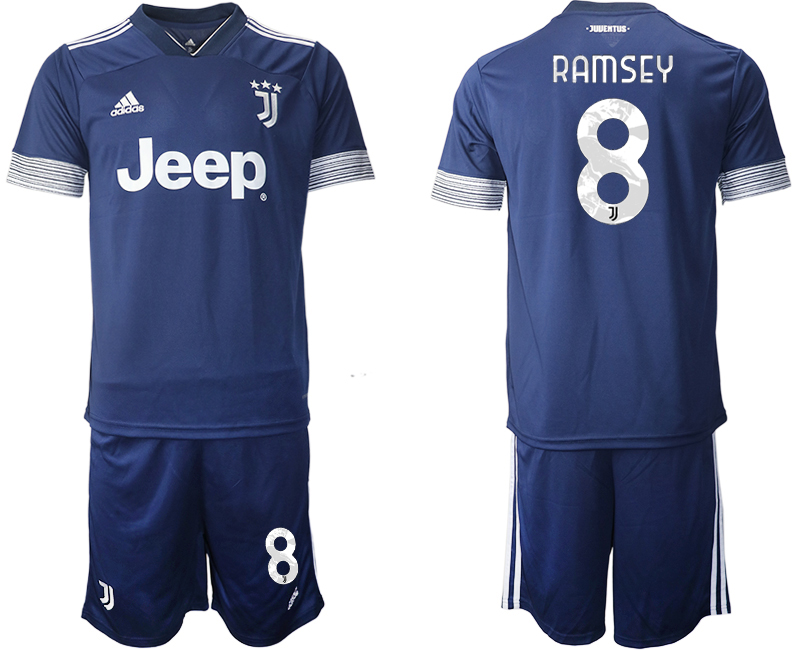 Men 2020-2021 club Juventus away #8 blue Soccer Jerseys